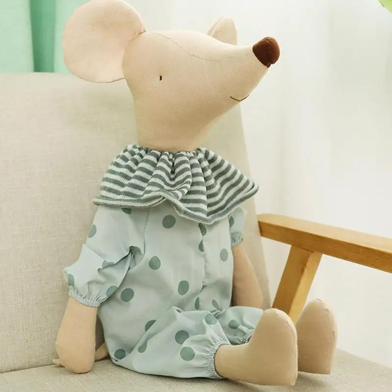 Giocattolo di peluche Morbido e abbracciabile Peluche Cuscino di tiro Peluche Animale di peluche Adorabile bambola animale giocattolo con vestiti per