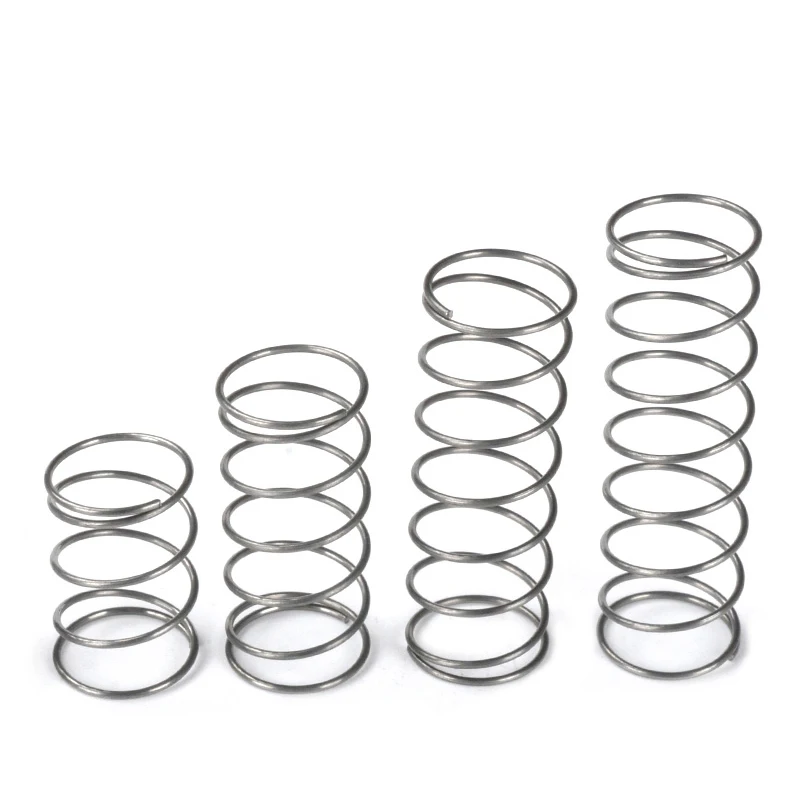 304 Stainless Steel Micro Small Return Compression Spring Compression Spring Wire Dia:0.1mm OD:0.8mm-1.4mm Length:5mm-25mm