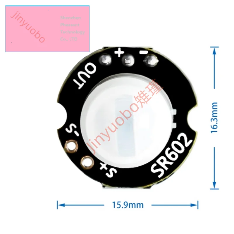 (5-50 pezzi) 100% Nuovo Micro SR602 piccolo modulo di rilevamento a infrarossi del corpo umano sonda piroelettrica interruttore di induzione sensore PI Chipset