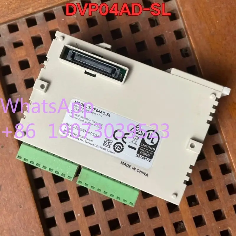 O teste da função do módulo PLC DVP04AD-SL usado é normal