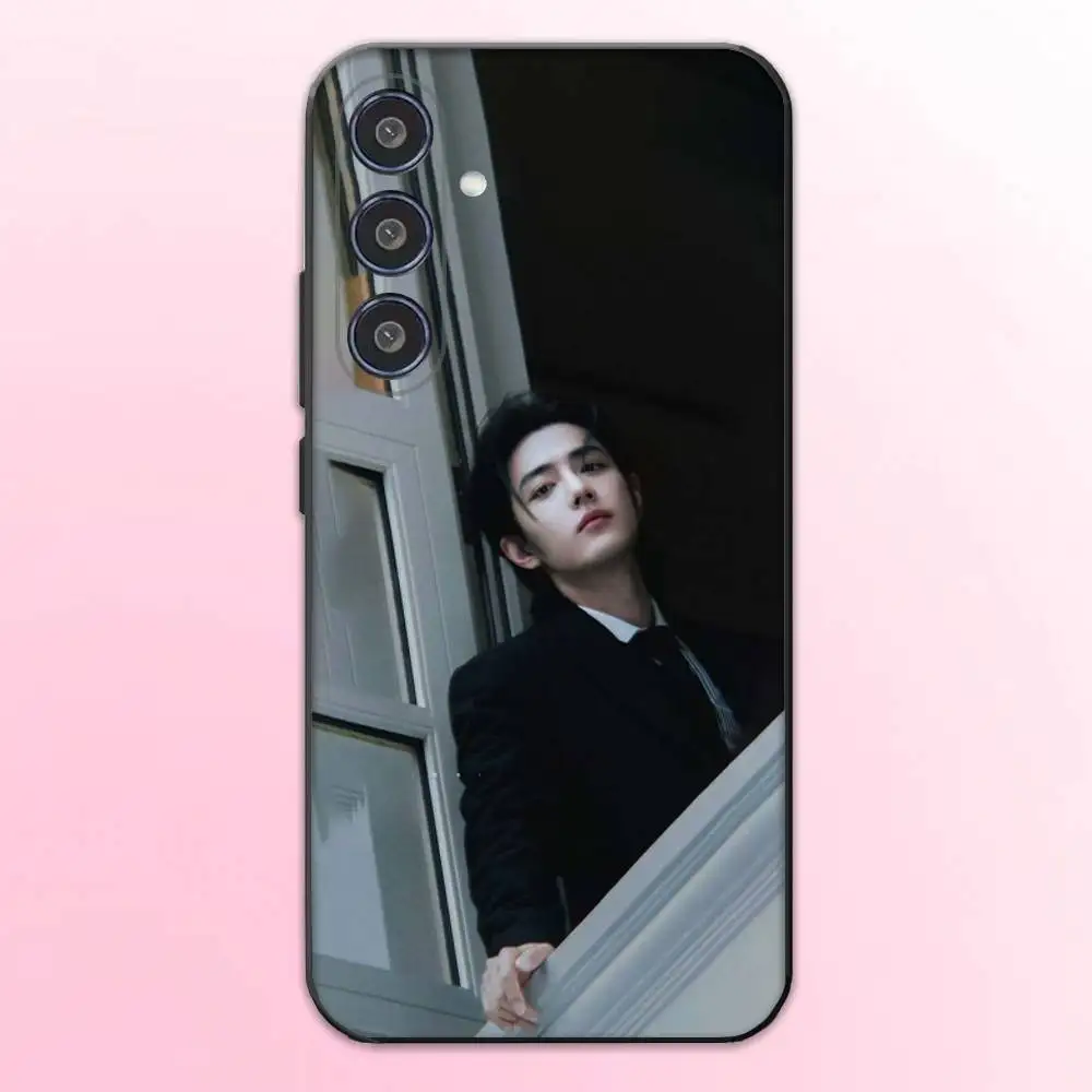 De Ongetemde Xiao Zhan Coque Shell telefoon Case Voor Samsung Galaxy A73,A72,A71,A70,A53,A52,A51,Anderen Zachte Zwarte Shell