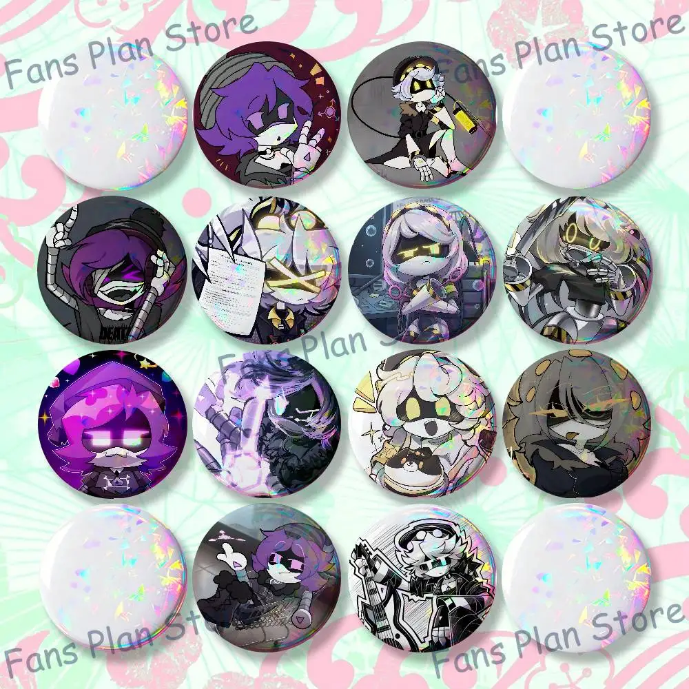 M-Murder D-Drones Badges Creative Tinplate Button Pins Brooch Creative Quotes Badge Clothes Backpack Jewelry Gift