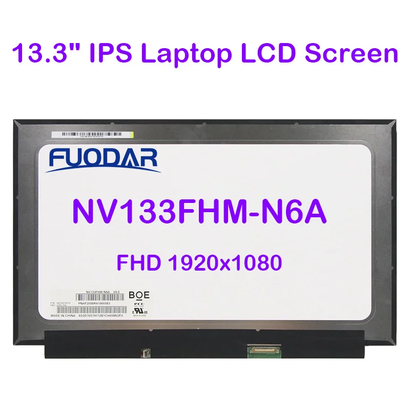 

13.3 inch Laptop LCD Screen NV133FHM-N6A V8.0 Fit B133HAN05.A LP133WF7-SPB1 For Lenovo ThinkPad X13 X390 X395 30pin eDP