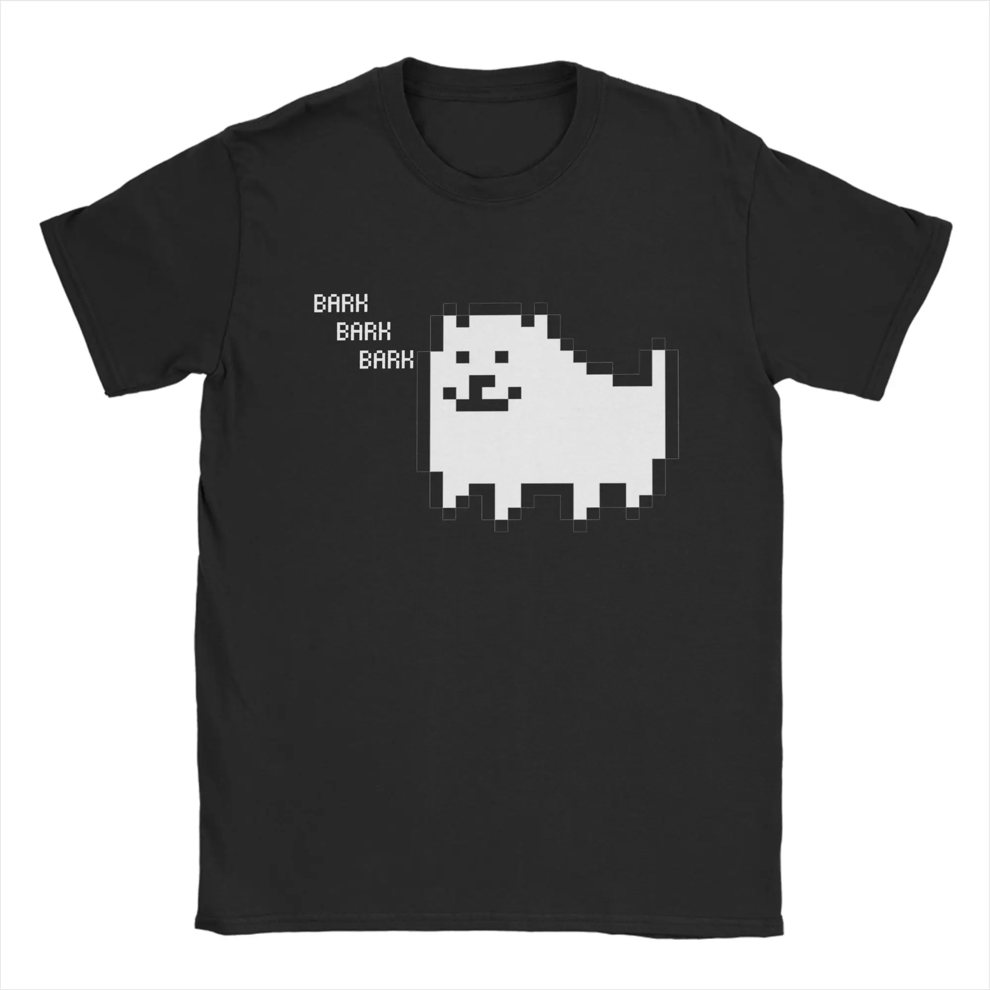 Undertales Annoying Dog T Shirts Men Women's Cotton Funny T-Shirts Crewneck Video Game Tees Short Sleeve Tops Party