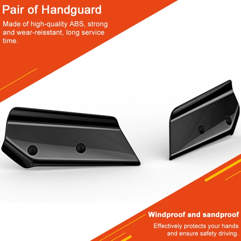 

Motorcycle Handguards Hand Protector Plastic Hand Guards Windshield Replacement Handguards for MT09 MT-09 SP 2024 Handguard