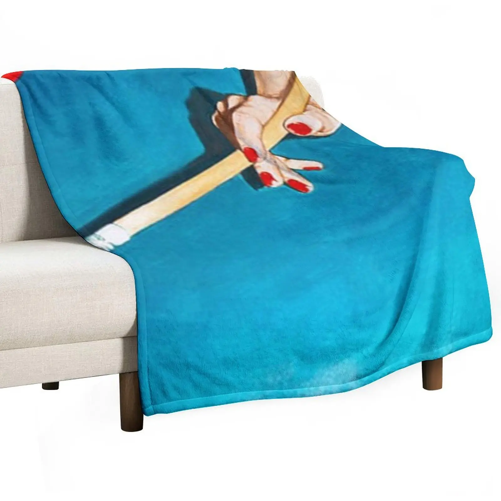 The Pool Table Retro Throw Blanket Plush Stuffeds decorative Blankets