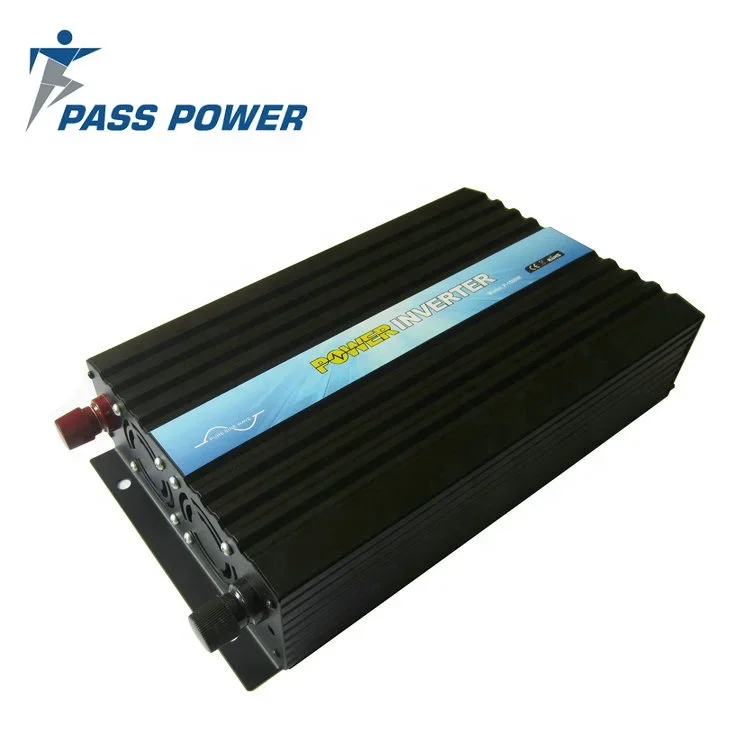 Pure Sine Wave Power Inverter 1500W 12V DC to 110V AC Converter 2AC Plug Outputs Car  Peak  3000W