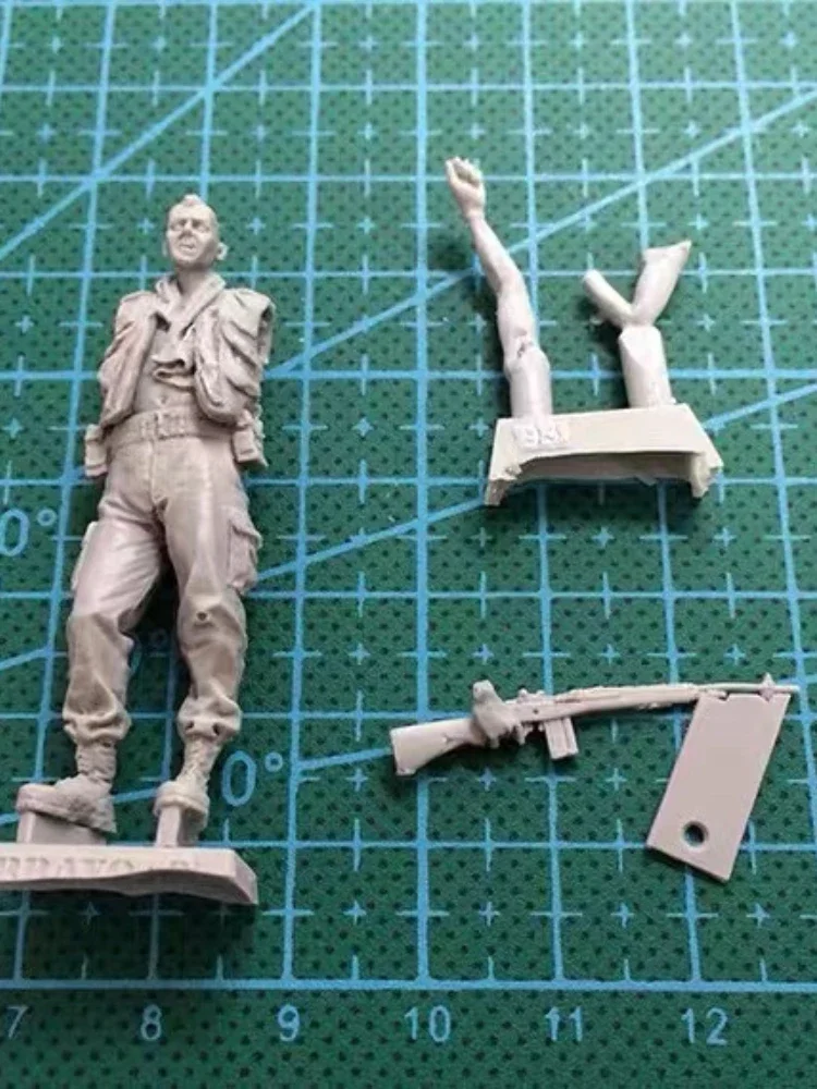 1/35 Scale Resin Figure Model Assembly Kit Vietnam War Miniature Cigar Smoke Soldier Scene Layout Gk Unassembled Unpainted