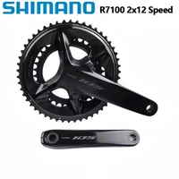Platos y bielas Shimano 105 R7100 2x12S 50-34T/52-36T doble plato 165mm/170mm/172,5mm/175mm para bicicleta de carretera