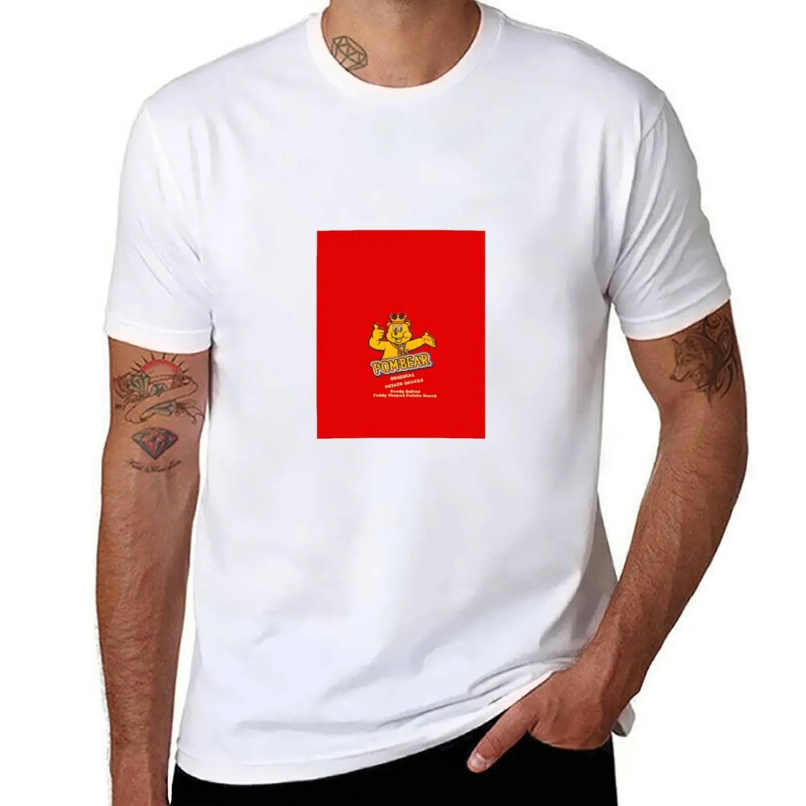 Pom Bear patata Snacks diseño camiseta gráfica g hombre camisetas para hombres camisetas divertidas camiseta de humor oscuro
