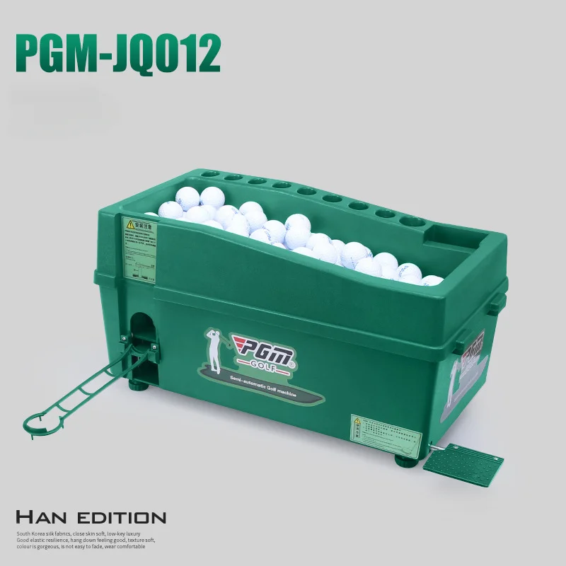 PGM Semi-automatic Golf Ball Machine Automatic Golf Ball Dispenser multifunction Golf Clubs Holder Golf Training Service Machine