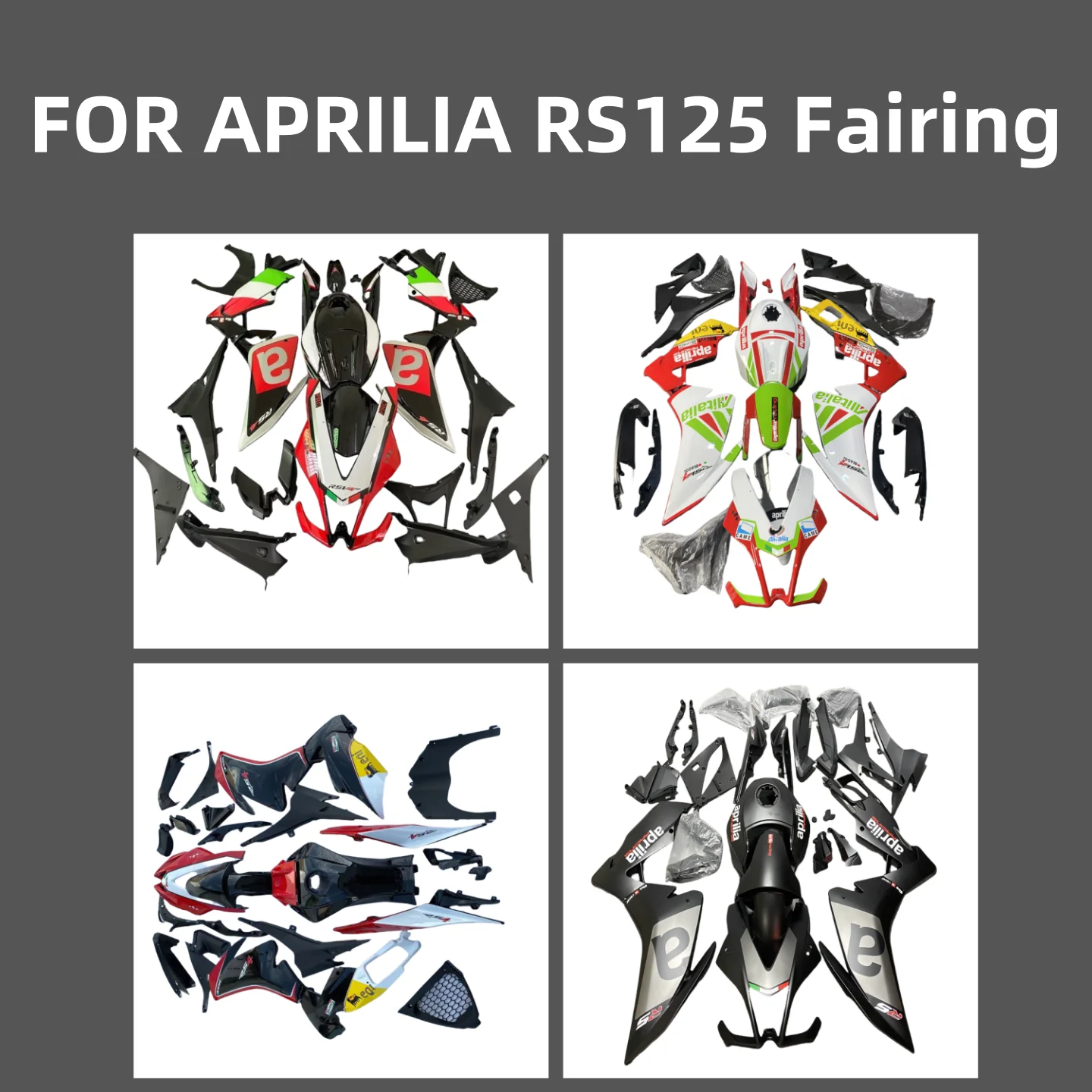 Motorcycle Fairings Kit for Aprilia RS 125 2012 2013 2014 2015 2016 2017 Bodywork Set RS125 2012-2017 Injection NEW ABS 12-17