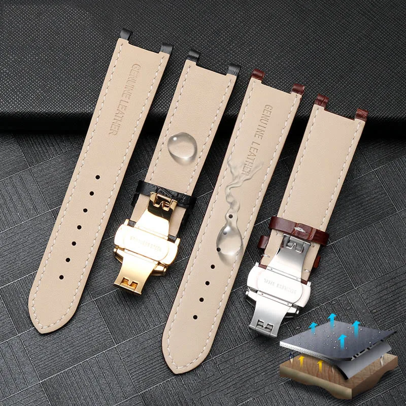 Ремешок из натуральной кожи для наручных часов, Мужская цепь с пряжкой-бабочкой, подходит для часов Gucci GC, надпись notch, 20-11 мм, 22-13 мм