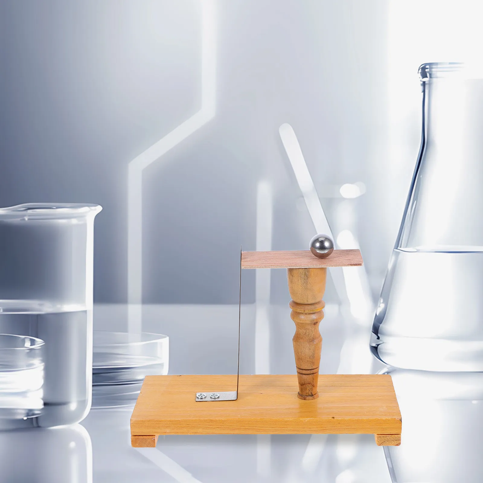 Wooden Inertia Demonstrator Physics Teaching Aid for Motion Force Experiments Scientific Demonstration Lab Vibration Tool