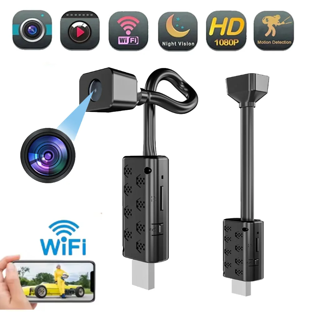 WiFi Kameras Mini HD 4K Mit Nachtsicht Wireless Modul Video Recorder Überwachung Camcorder USB Hause CCTV Sicherheit Kamera