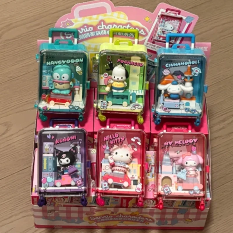 

Areax Building Blocks Hello Kitty Fairy Bell Tower Suitcase Blind Box Educational Building Toy For Adult Women Collection