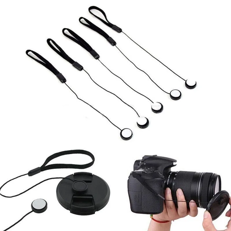 DSLR Lens Cover Cap Holder Keeper Strap Cord String Leash Rope for Nikon SLR DSLR Digital Film Camera