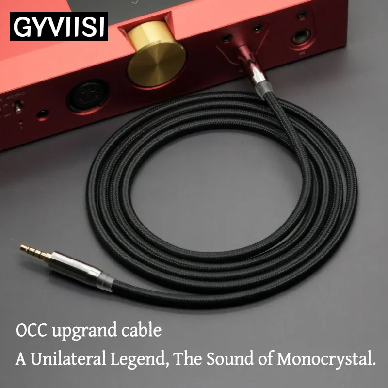 GVS-22 Headphone Cable with 3.5mm 4Pole Connector for Audeze MM-100, Hifiman HE-R9/R10/DEVA, Fostex T60RP Upgrade Balanced Cable