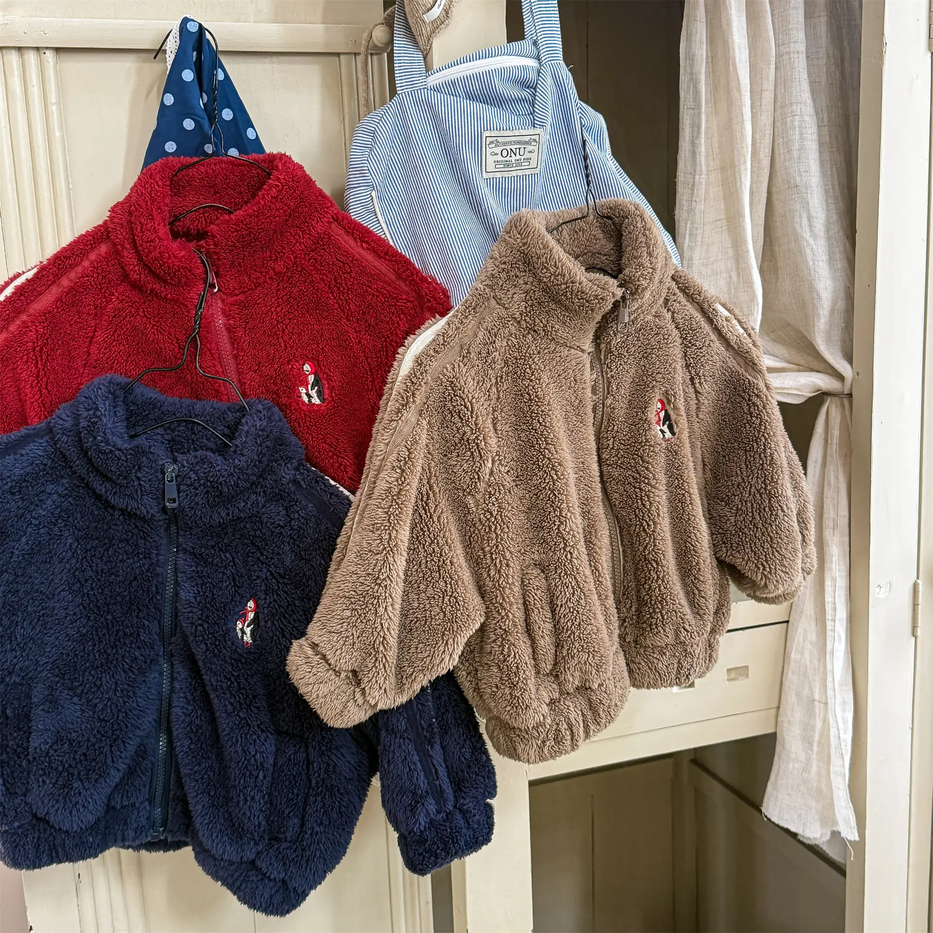 

2025 Winter New Children Warm Plush Coat Plus Velvet Thick Boys Girls Fleece Cartoon Coat Kids Cotton Padded Jacket Baby Clothes