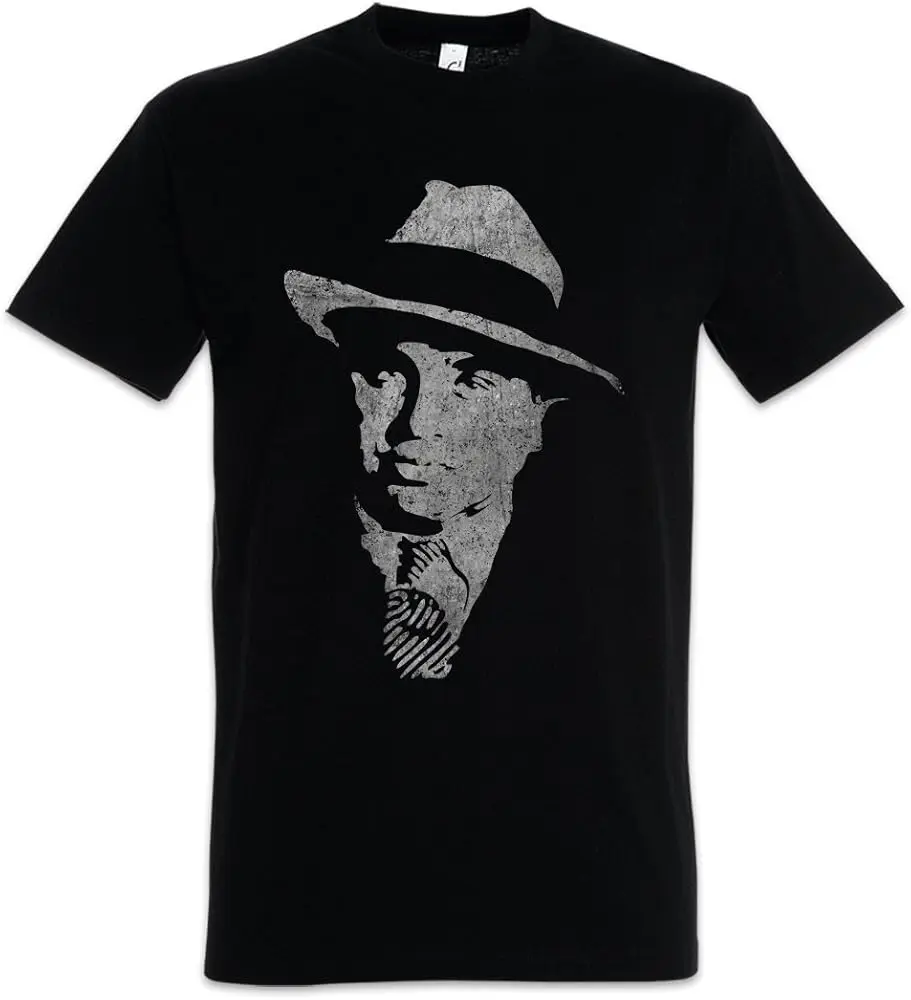 Al Capone Vintage Portrait Men T-Shirt for Men Women Summer Tees Cotton Luxury brand vintage oversized