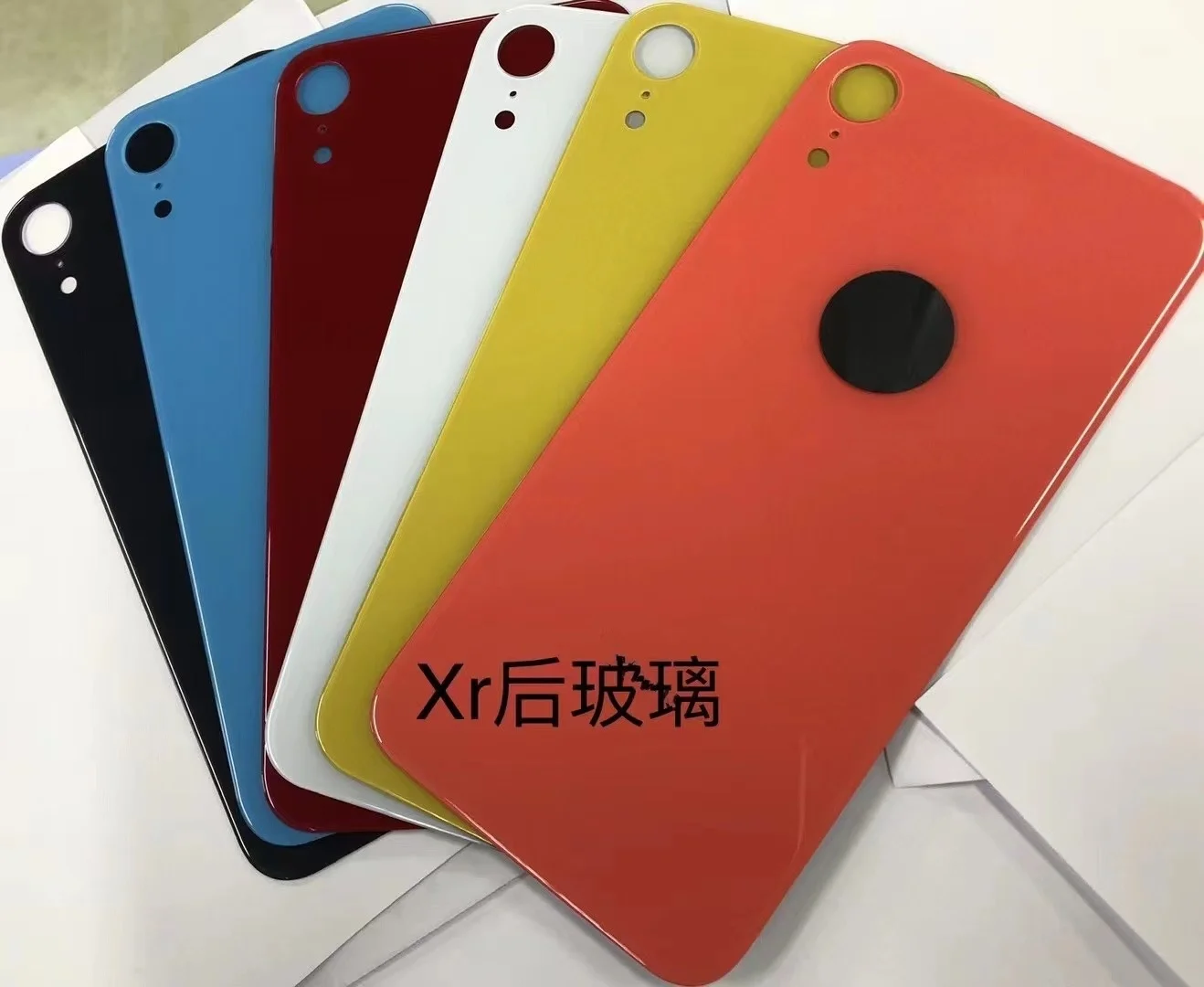 High Quality with Wide Bigger Hole Rear Glass Housing Battery Cover Replacement Back glass replacementfor iPhoneX XR XS Xmax XR