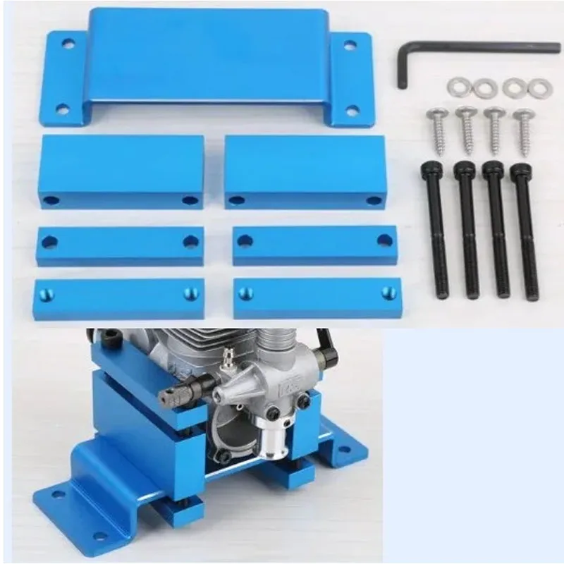 The Aircraft Model Engine Test Bed Runs On The Methanol Engine Bench Of The CNC RC Aircraft Model