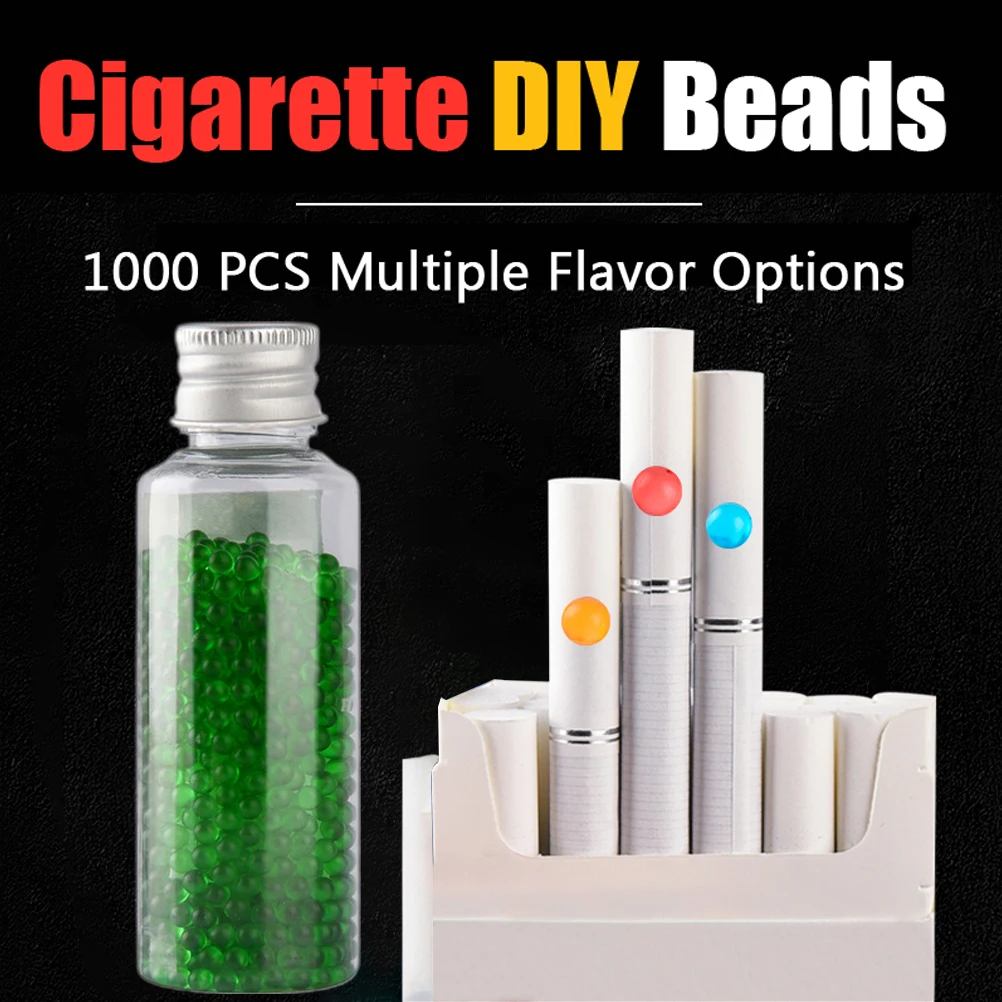 Promotional  of 1000 cigarettes, smoke marbles, fruity mint flavor, explosive ball, putter, smoking accessorie