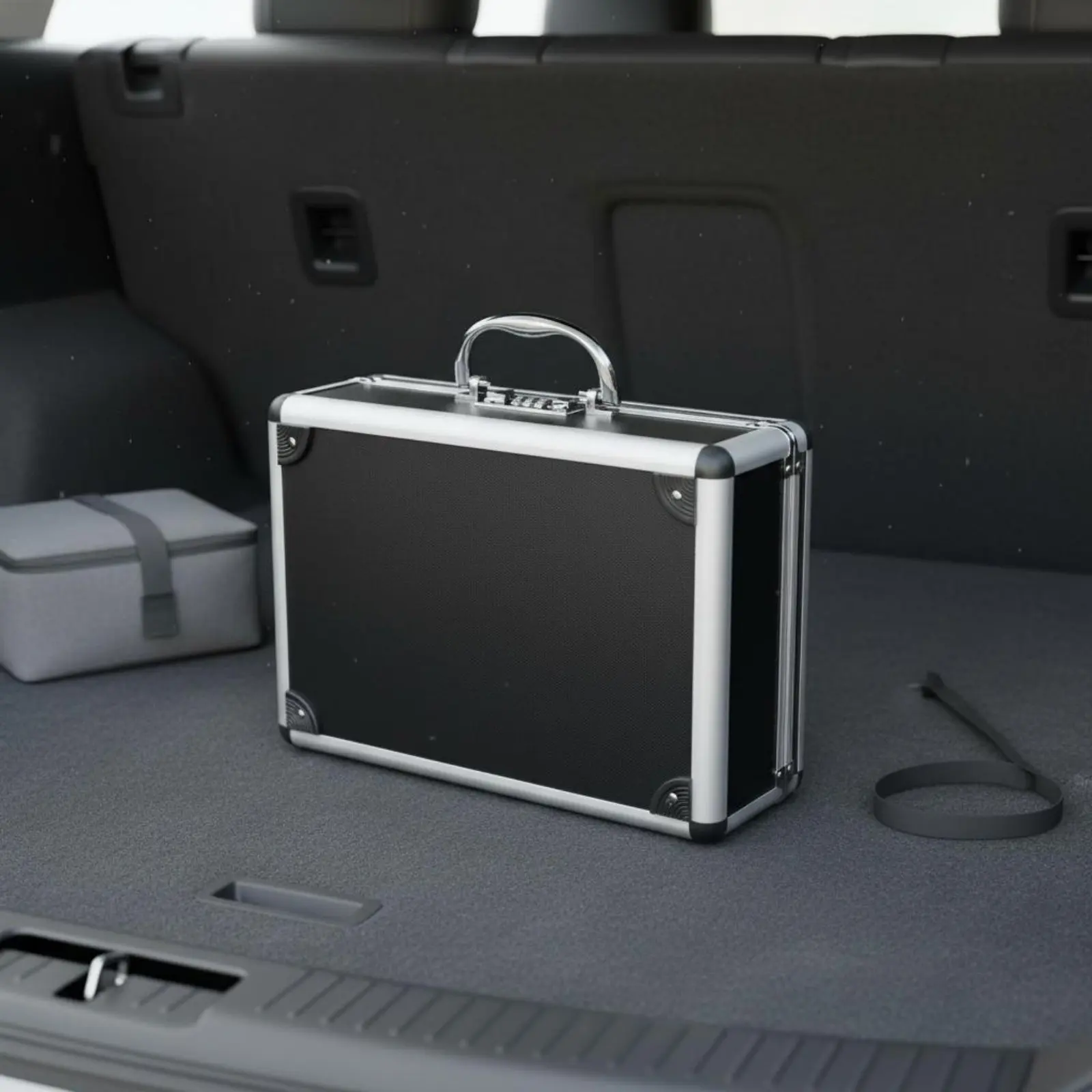 

Password Lock Tool Case Hard Shell Lockable Aluminum Case Aluminum Alloy Toolbox Multipurpose Portable Toolbox