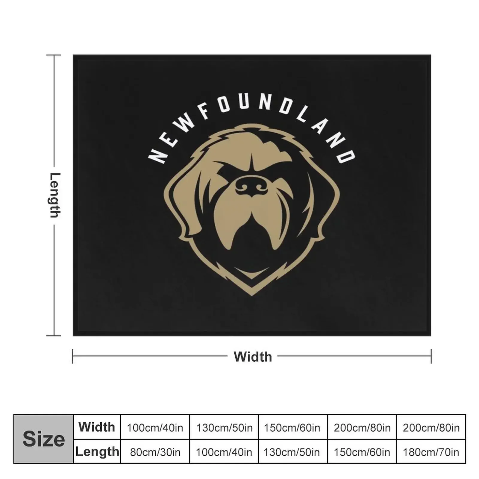 Newfoundland Growlers Throw Blanket Bed covers Multi-Purpose Heavy Kid'S Blankets