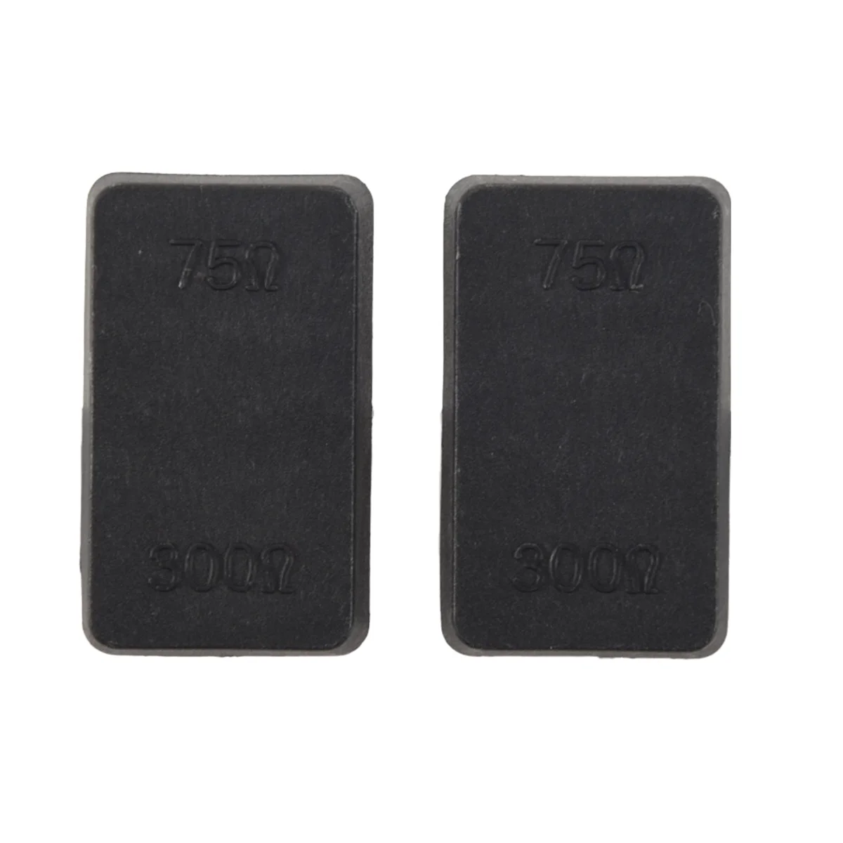 RISEN 2 × محول مطابقة هوائي الضغط 300/75 أوم TV F محول محوري