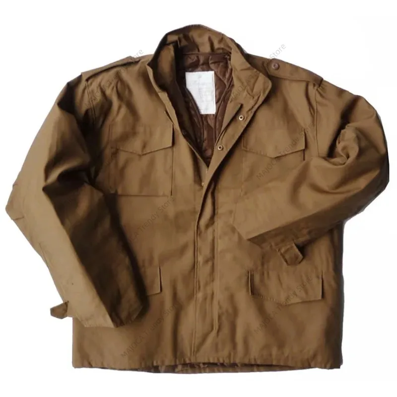 Us Army Military Woodland M-65 giacca da campo BDU Trench tattico M65 cappotto antivento Amekaji stile militare Usmc Militar Plus Size