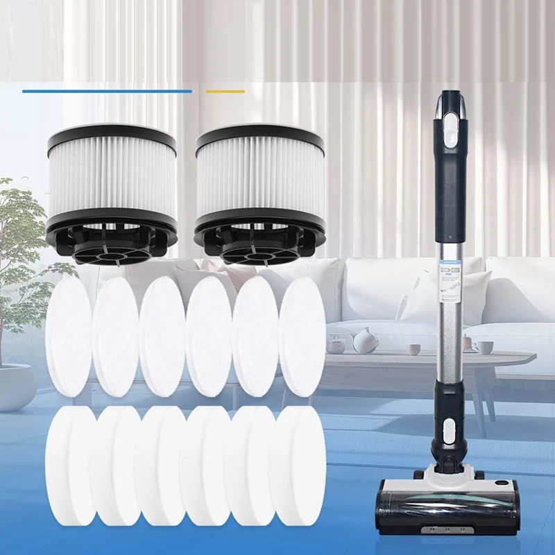 Сменный Набор фильтров для беспроводного пылесоса Levoit LSV-V201-WUS, улучшенная 5-ступенчатая система фильтрации