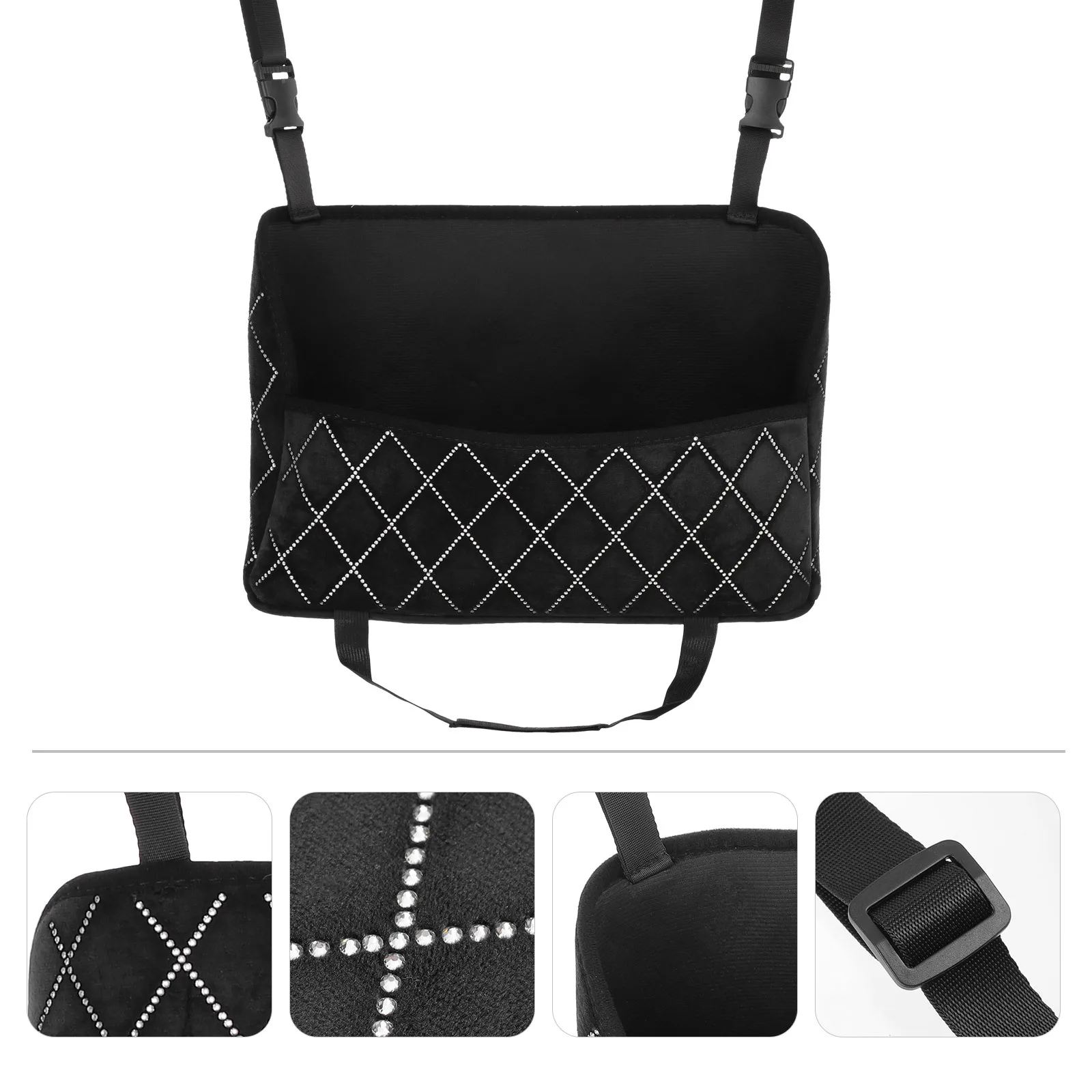 

Trunk Storage Net Bag Travel Hanging Back Seat Organizer Polyester Car Supplies
