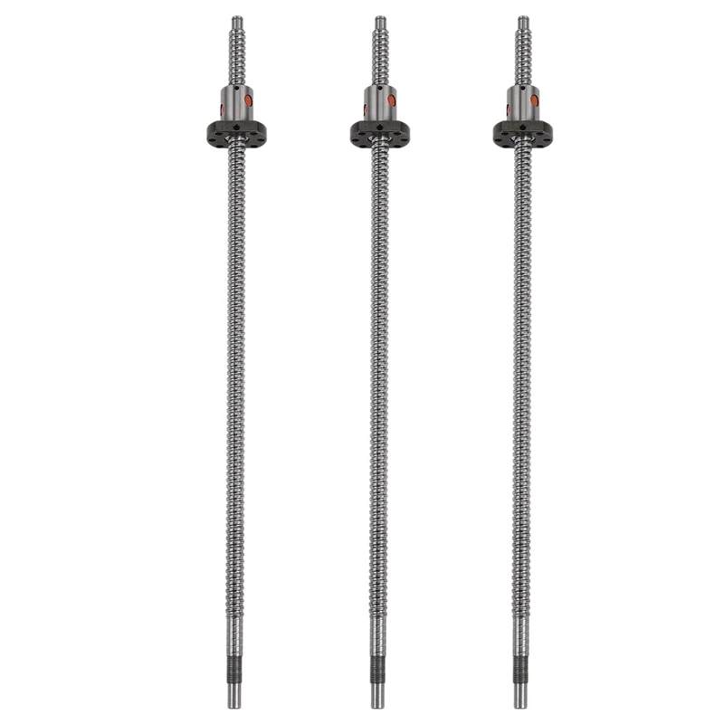 

Hot 3X CNC Ball Screw SFU1204 450Mm Rolled Ballscrew Ballnut Anti-Backlash Without Side End Supports