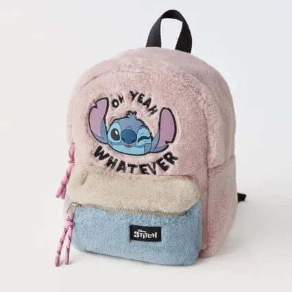 Plush Cute Baby Backpack Autumn Winter Fashion Children\'s Bag Cartoon Boys Girls Kindergarten School Bag Popular Design Backpack