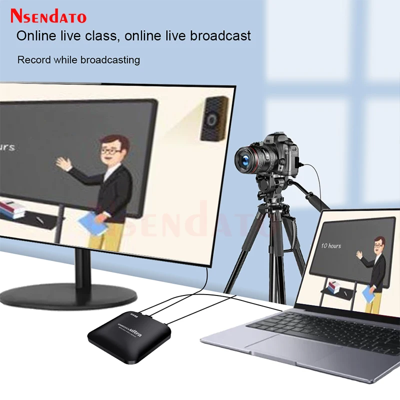 Ezcap326c-usb-cビデオキャプチャカード、4k、30fps、hdr、hdmiからusb 3.1 type c、ライブストリーミング用、ps4