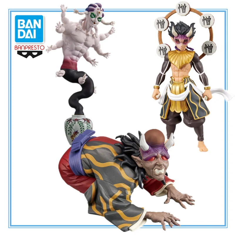 Demon Slayer: Kimetsu no Yaiba Hantengu Zohakuten Gyokko Original Anime PVC Action Figure Collector Toys for Children Doll