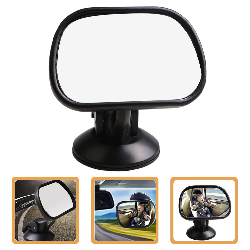 

Baby Rear View Mirror For Car Strong Suction Anti-Shake Clear Observation Toddler Backseat Auto Rearview Safety Mirror Wide