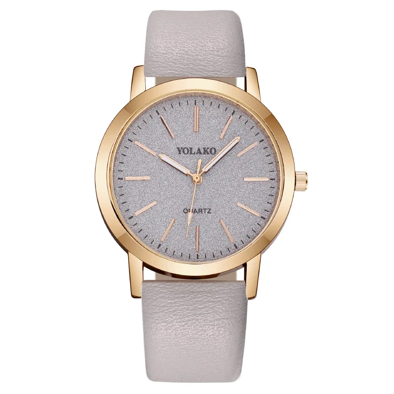 Modieuze Gypsophila Horloge Lederen Band Vrouwen Quartz Horloge Vrouwelijke Polshorloges Merk Luxe Mode Dames Horloge Nieuw