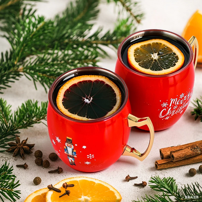 Christmas Festival Mugs, Red W - đánh giá và giá Wine Beer Festival
