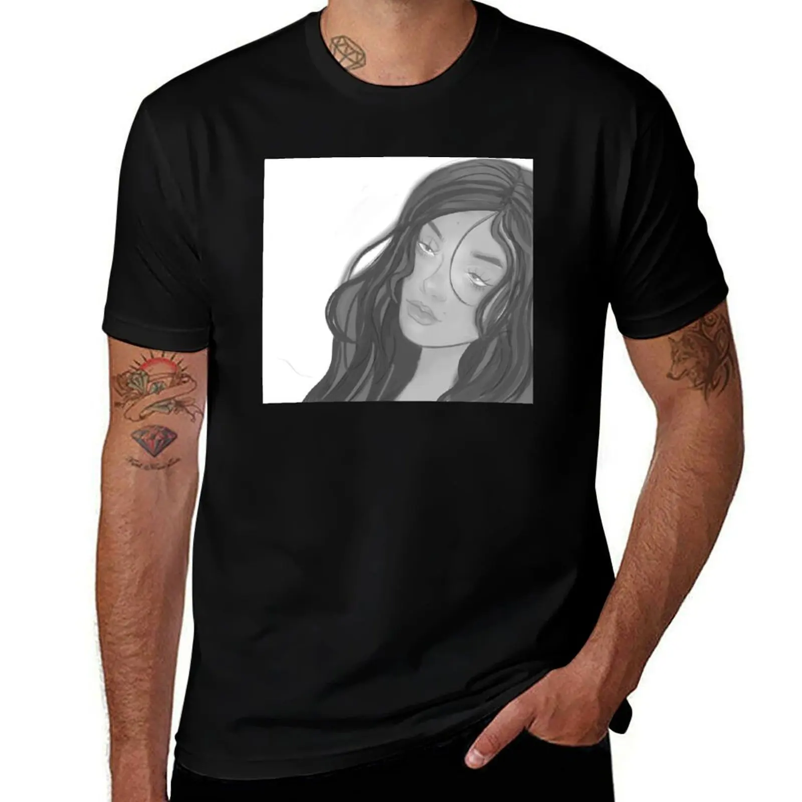 

Melancholy Muse T-Shirt hippie clothes quick-drying vintage clothes men clothes