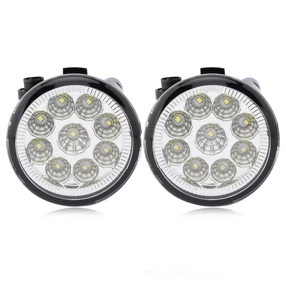 Pair LED Fog Lights Driving Lamp PTF DRL Car Daytime Running Light for Nissan Versa / Tiida Hatchback 2007 2008 2009 2010 2011