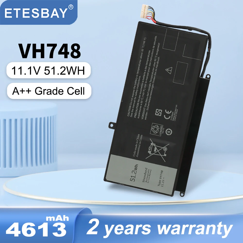 

Аккумулятор для ноутбука ETESBAY VH748 для DELL Vostro V5560 V5460 V5470 V5480 для Inspiron 14-5439 Ins14zD-3526 P43F P41G 11,1 V WH