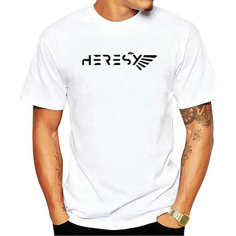 Heresy White  40000 40k primaris heresy casual o-neck loose summer T shirt for men