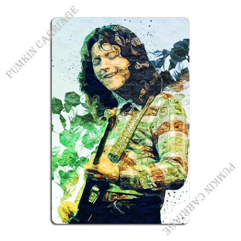 Rory Gallagher Metal Signs Club Bar Cave Wall Mural Garage Tin Sign Poster