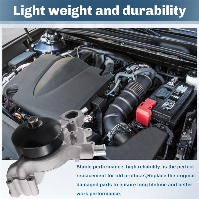 19208815 Wasserpumpe passend für Hummer H2 2007–2009 H3 H3T Cadillac Escalade Colorado 19253263 12600767 12681417