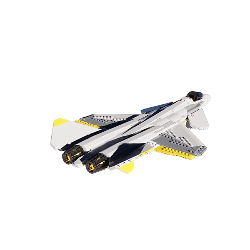 1119pcs MOC ASF Leopard Gen Fighter Concept Model Building blocks Architecture Assemble DIY creative Christmas gifts toy idea