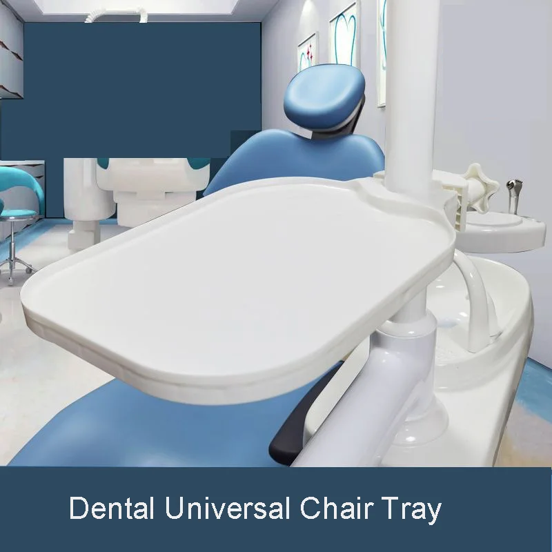Dental Universal Chair Tray Plastic Post Mounted Shelf Table Plate Dental Lab Accessories
