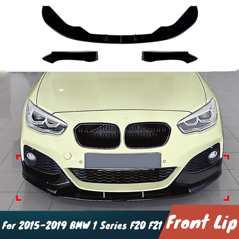 

Для BMW 1 серии F20 F21 LCI M 2015-2019 спортивного автомобиля, передний бампер, спойлер, сплиттер, обвес, внешние аксессуары для тюнинга