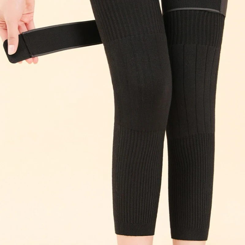 Thickened Autumn and Winter Plush Knee Pads for Warmth, Protecting Elderly Knees From Cold, Soft and Comfortable Leg Warmers